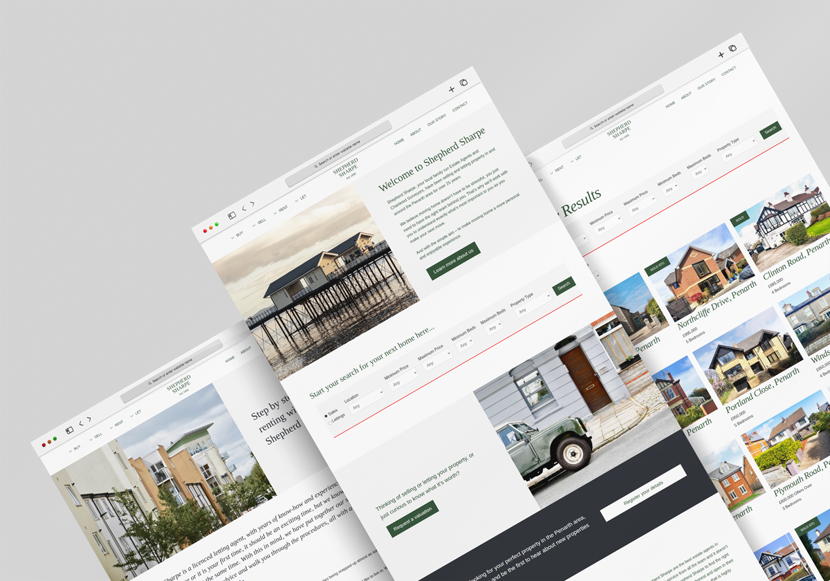 Featured image for “New website for Penarth-based estate agents Shepherd Sharpe”