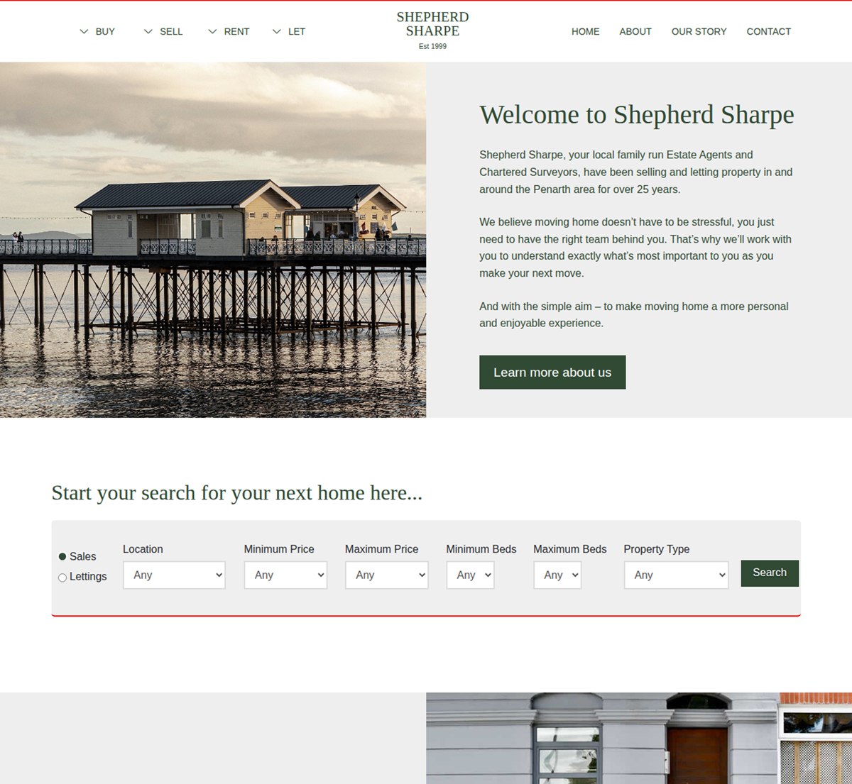 Featured image for “New website for Penarth-based estate agents Shepherd Sharpe”