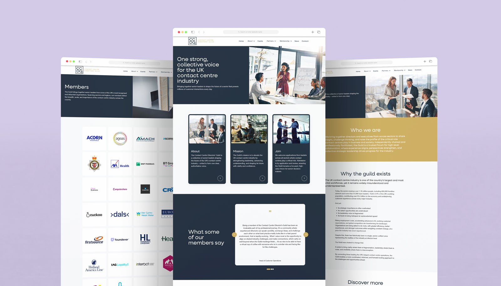 Featured image for “Launching a new professional website for Contact Centre Directors’ Guild”
